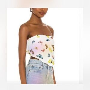 |Amanda Uprichard| Butterfly Nashville Top Size XS Perfect Condition